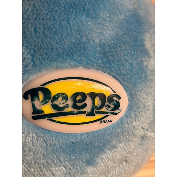 Plush Peeps Bunny Set Blue  Pink 6" Tall Soft Polyester Kids Toy Or Decor - Picture 7 of 8
